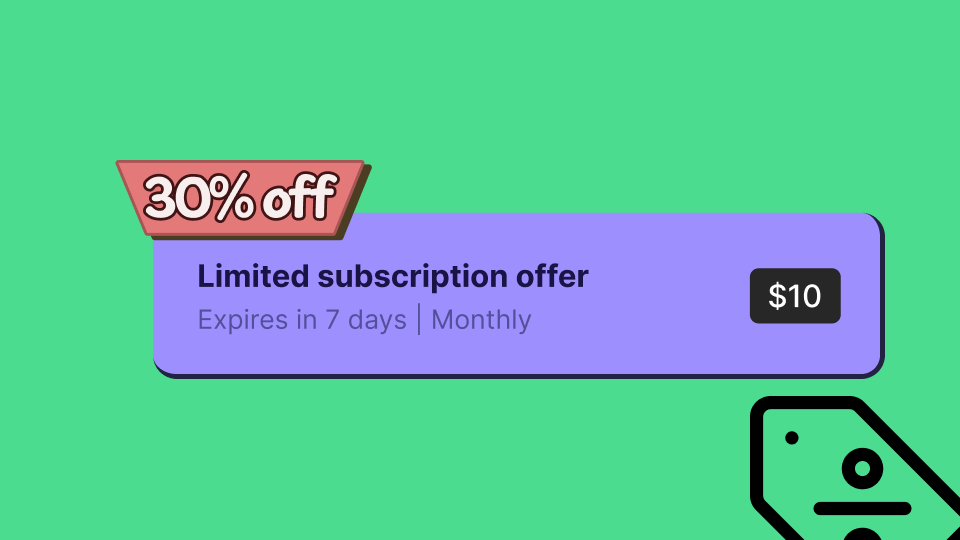 Discounted offers
